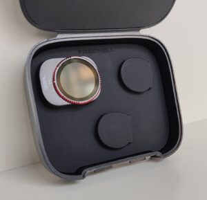 Freewell CPL Filter for DJI Mini 4 Pro — Filter in the open case
