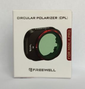 Freewell CPL Filter for DJI Mini 4 Pro — Packaging of the CPL Filter
