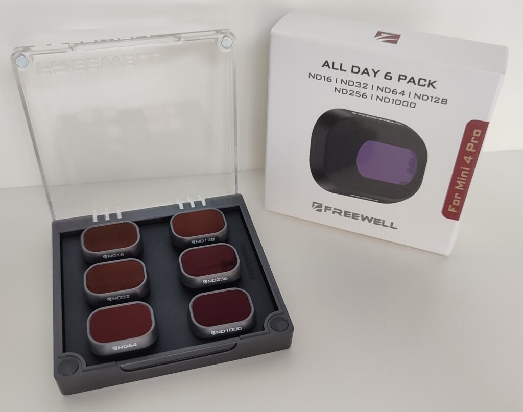 Freewell All Day 6-Pack ND Filters for DJI Mini 4 Pro — Professional shooting kit