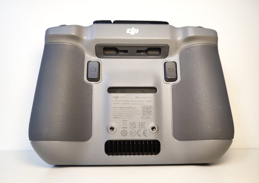 DJI RC2 Controller — ergonomic design with color display
